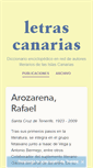 Mobile Screenshot of letrascanarias.org